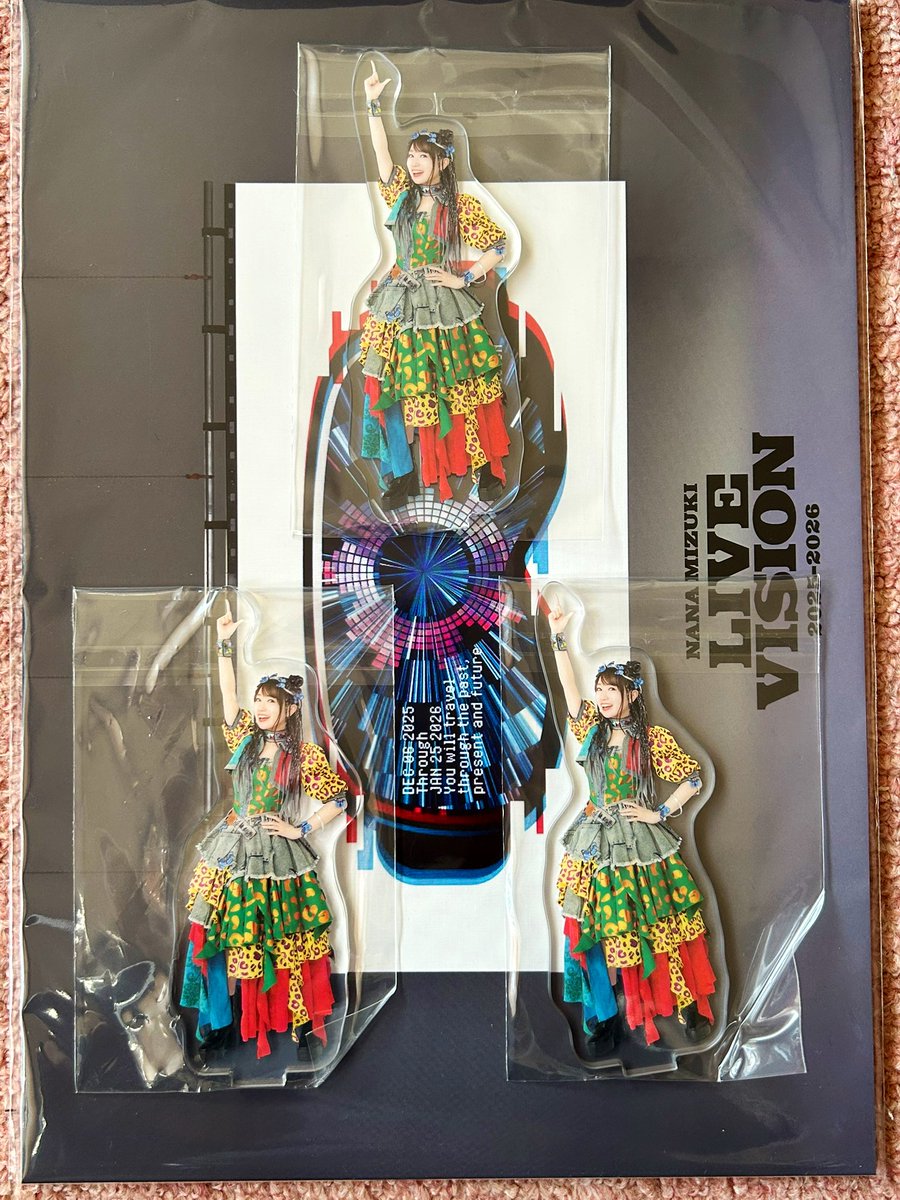 水樹奈々LIVE VISION グッズ着弾、今回のNANACAは、レア有ダブリ2種で