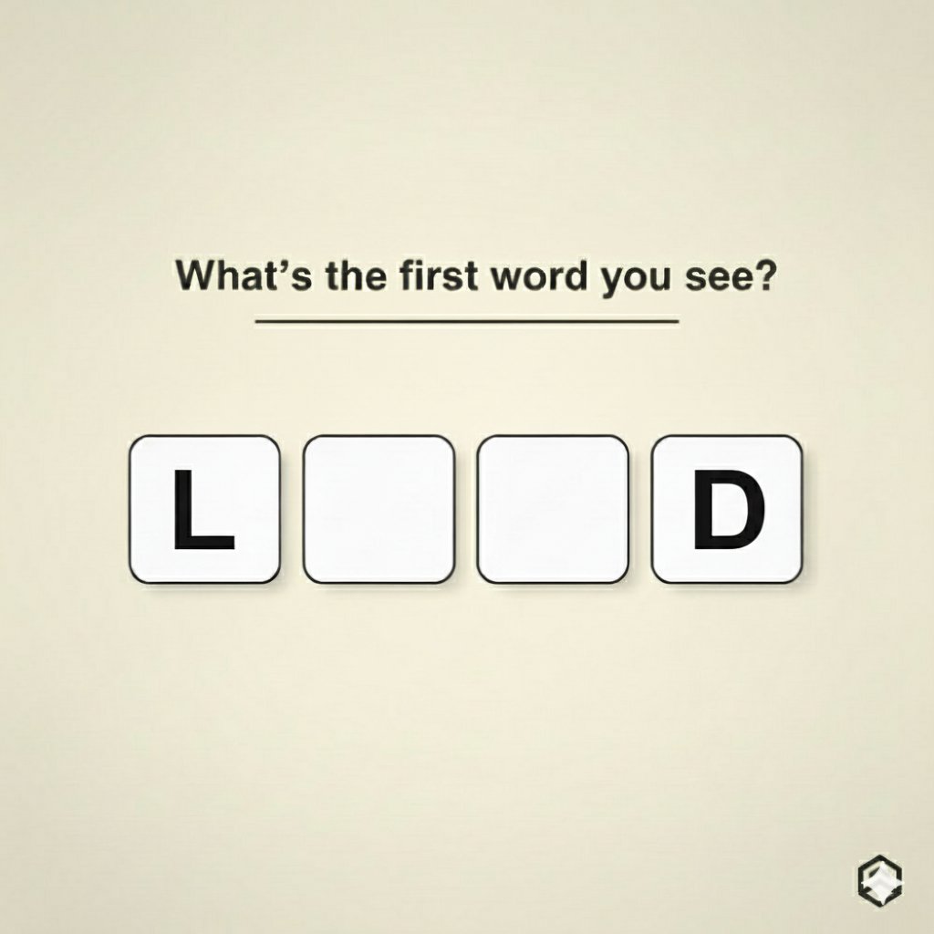 What's the first word you see ??