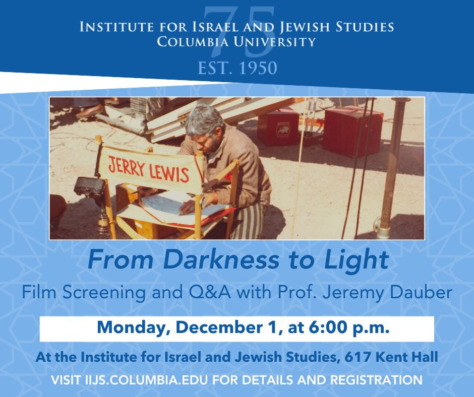 Institute for Israel and Jewish Studies @ Columbia tweet media