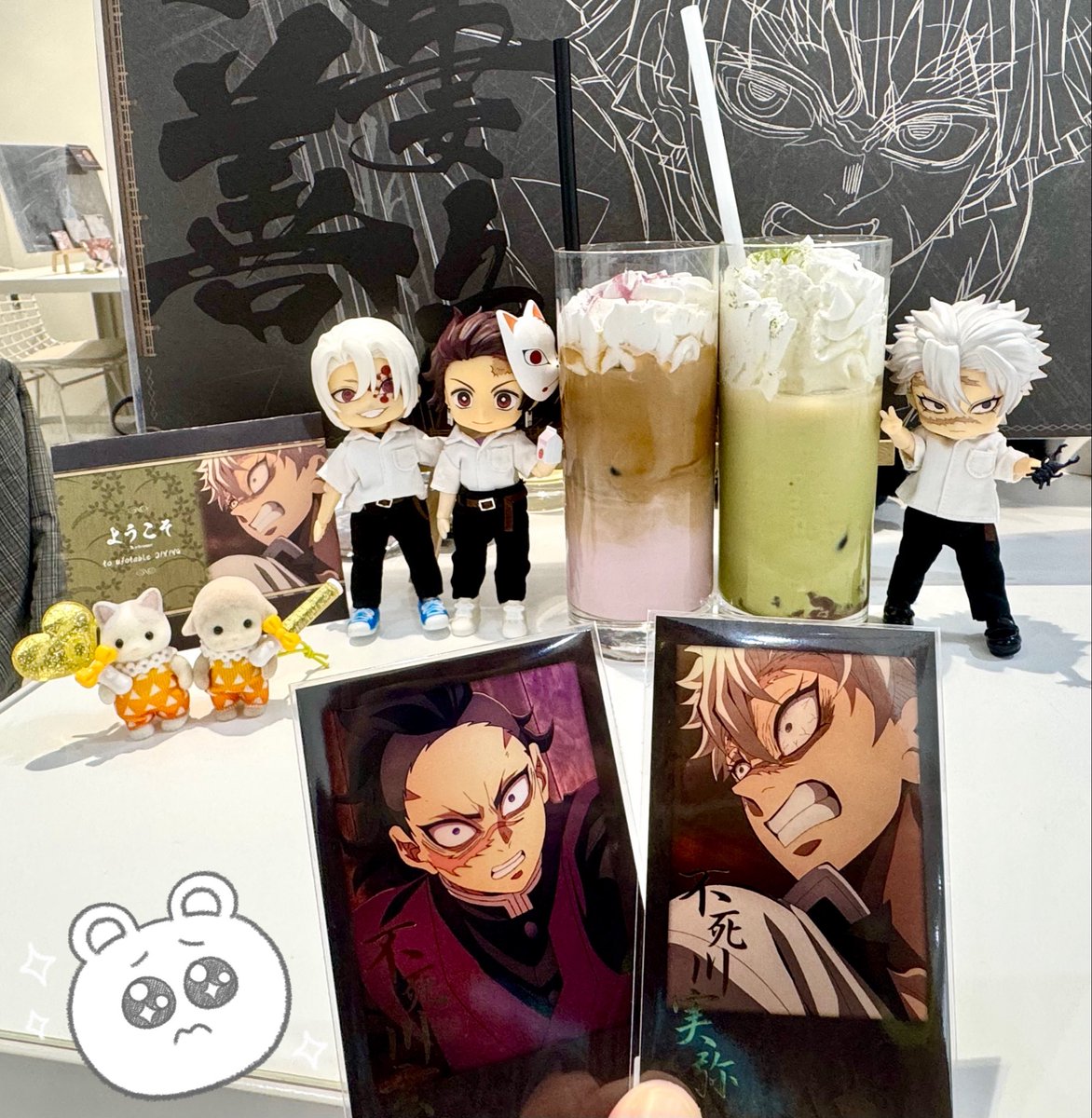 今期初ヒロマ✨
お友だちに本当に心から感謝😭💕
今回はカヲルくんの制服をお借りして、優等生制服が一番似合いそうな子を連れてきました…たんちゃんです😆(最終選別の子だからお面取れない
はい、修学旅行の画、可愛い可愛い🥰
善逸応援団バニアちゃんたちもお気に入りです💛