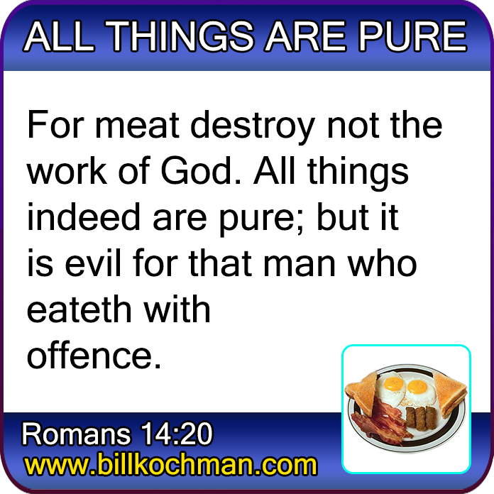Bill_Kochman's tweet image. All Things Are Pure Graphic 05 

#AllThingsArePure #Purity #Pure

&quot;All Things Are Pure&quot; KJV Bible Verse List:

billkochman.com/VerseLists/ver…

&quot;Eat What is Set Before You&quot; KJV Bible Verse List:

billkochman.com/VerseLists/ver…

&quot;Eating Meat is Not a Sin&quot; KJV Bible Verse List:

...