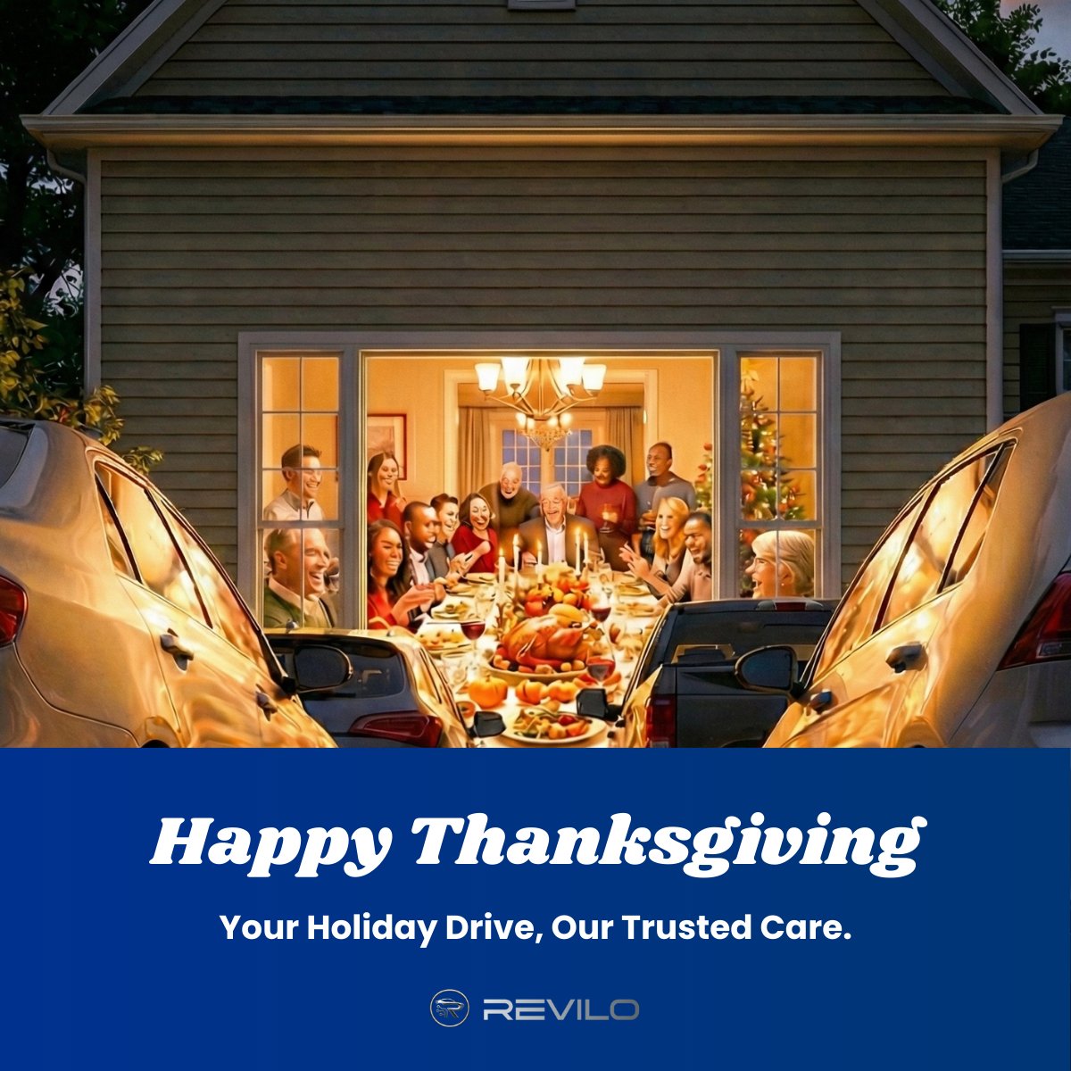 Holiday plans? Checked. ✅
Family dinner? Checked. ✅
Trusted car care for the drive? Always checked. ✅ ✅

Happy Thanksgiving from Revilo! 🍁🚘

#revilo #autocare #Thanksgiving #automotive #drivers