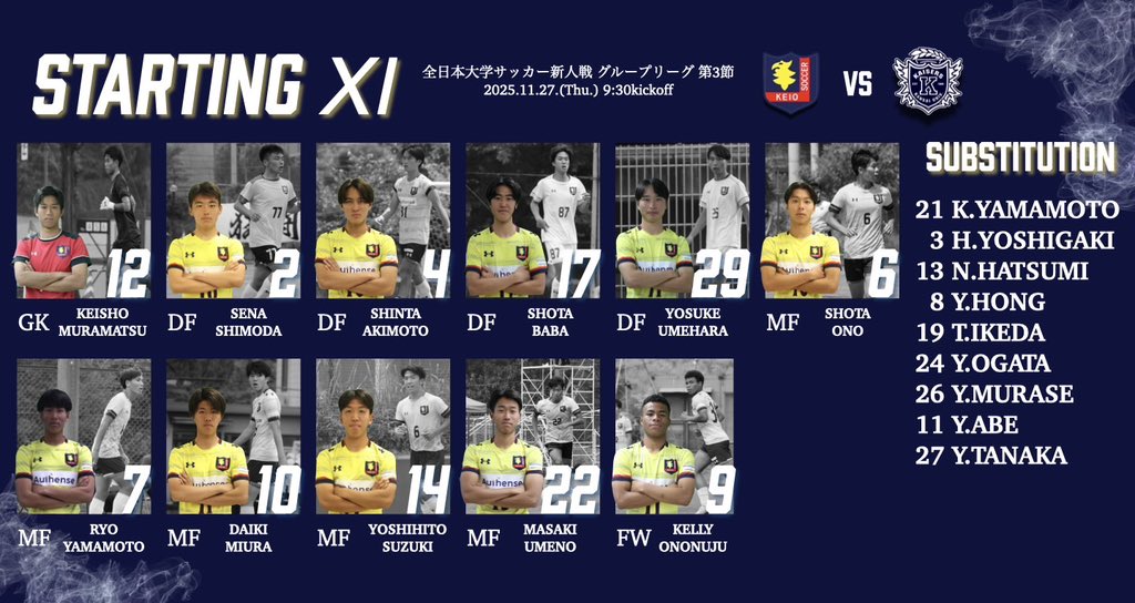 慶應義塾体育会ソッカー部 (@keio_soccer1927) / Posts / X