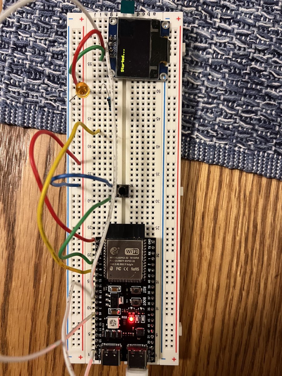 raddevus's tweet image. Next steps on ESP32-S3
Connected 128x64 OLED (I2C) Drew up schematic &amp;amp; added it to README on GitHub github.com/raddevus/getAv…