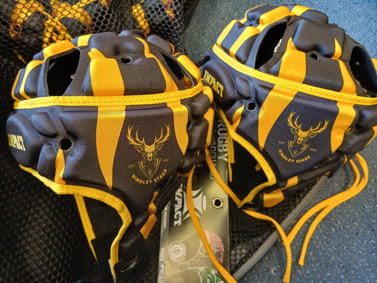 Fantastic new bespoke headguards going to <a href="/HindleyArlfc/">Hindley ARLFC</a> from <a href="/ImpactRugbyUK/">Impact Rugby UK</a> <a href="/CEOImpactRugby/">CEO</a> #onlyimpact