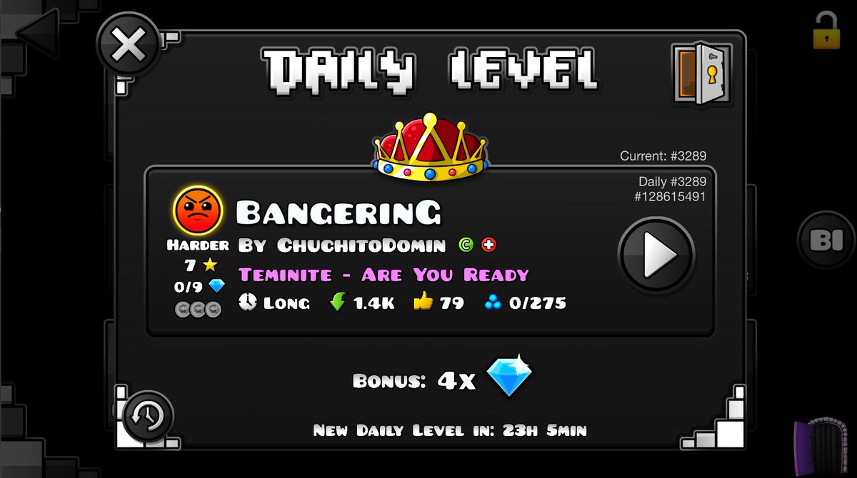 Gente ha salido un nuevo nivel! Y si... es una colaboración 🔥

Gracias a todos los que participaron:

- Wilz
- <a href="/Mortlecs/">Mortlex</a> 

Y gracias <a href="/R3S1GNAT1ON/">R3</a> por brindarme el nivel! 

Espero que les guste mucho 🩶

ID: 128615491 ⭐️
youtube.com/watch?v=h_HXb4…