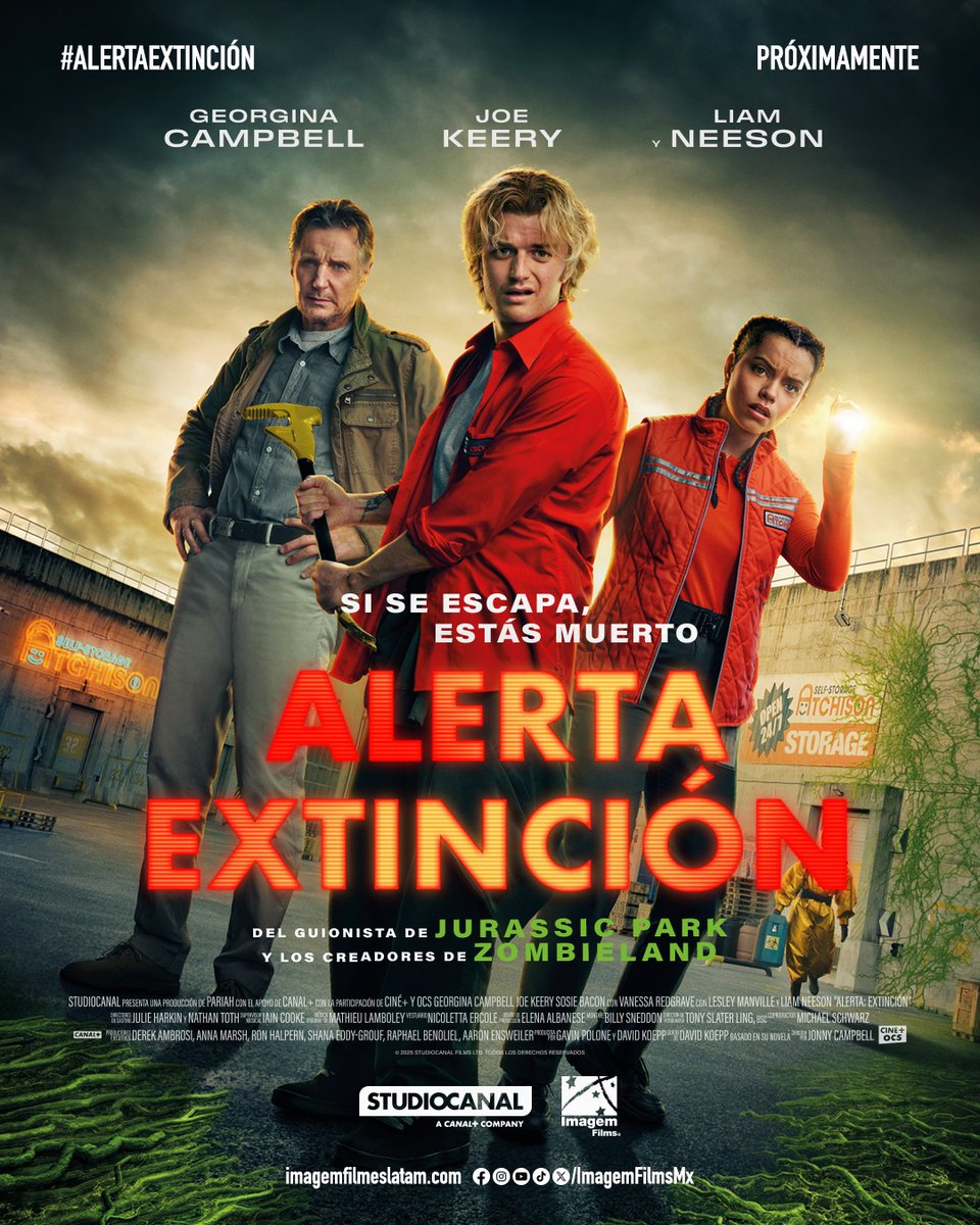 MovieCrazyP's tweet image. Si se escapa, estás muerto.

Georgina Campbell, Joe Keery y Liam Neeson protagonizan #ColdStorage.

@ImagemFilmsMx y #Studiocanal presentan #AlertaExtinción próximamente en cines.