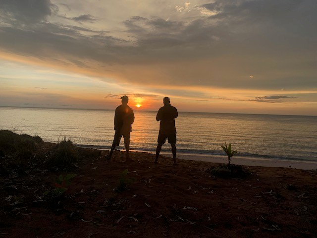reddustoz's tweet image. Red Dust's Strong Young Men's Camp on Tiwi Islands. Tiwi lads &amp;amp; Nauiyu crew coming together to exchange older and newer cultural practices while building safe and secure relationships through teamwork, yarning and skill sharing.