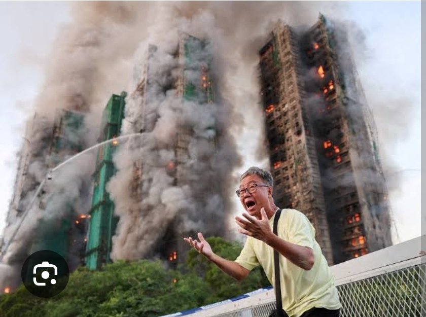 Grenfellnextkin's tweet image. Hours after a devastating fire in Hong Kong,  
three construction company executives are under arrest on suspicion of manslaughter connected to flammable materials - including bamboo and polystyrene foam - that may have allowed the fire to spread quickly.
Meanwhile in UK, 8.5…