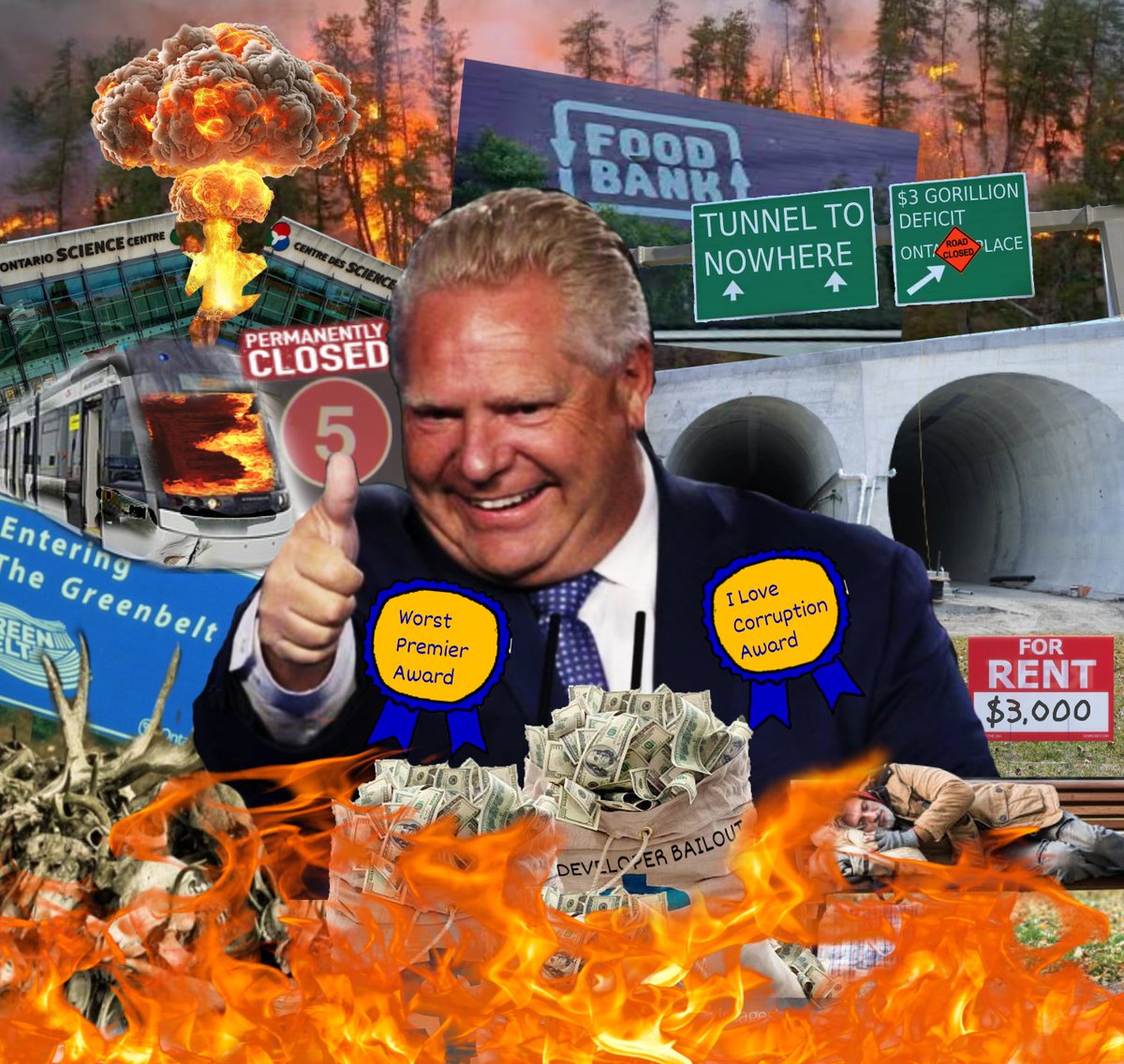 Every single Doug Ford headline in a nutshell