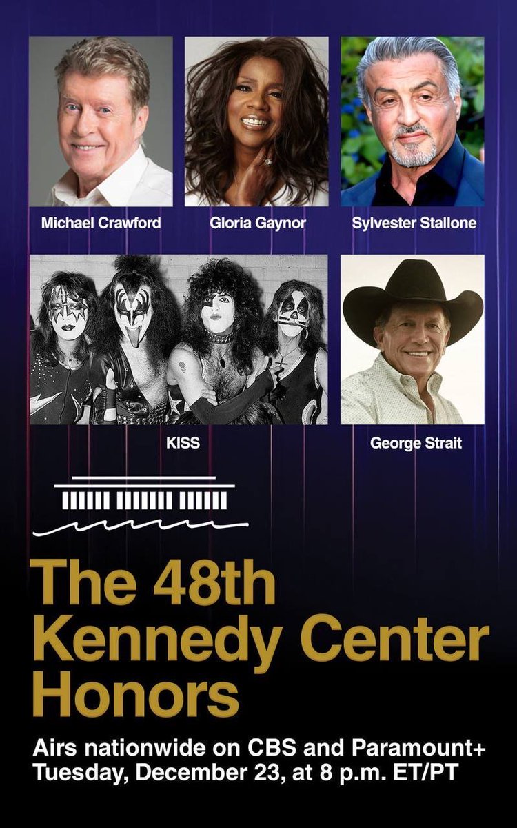 kencen's tweet image. Thank You to our Embassy Partners for celebrating this year’s Kennedy Center Honorees with a welcome reception Friday, Dec. 5. 

Austria – celebrating the legendary Gloria Gaynor.

Argentina – honoring country icon George Strait.

Serbia – celebrating the iconic Michael Crawford.…