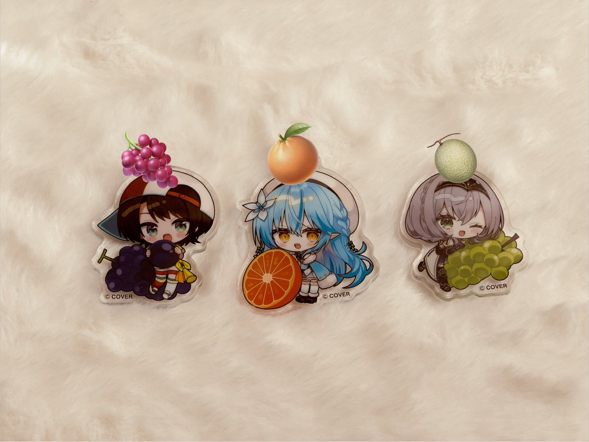 #BIG3 のアクキー、3個買って全員GET出来た！！
可愛い！！！
#おうちにラミィ