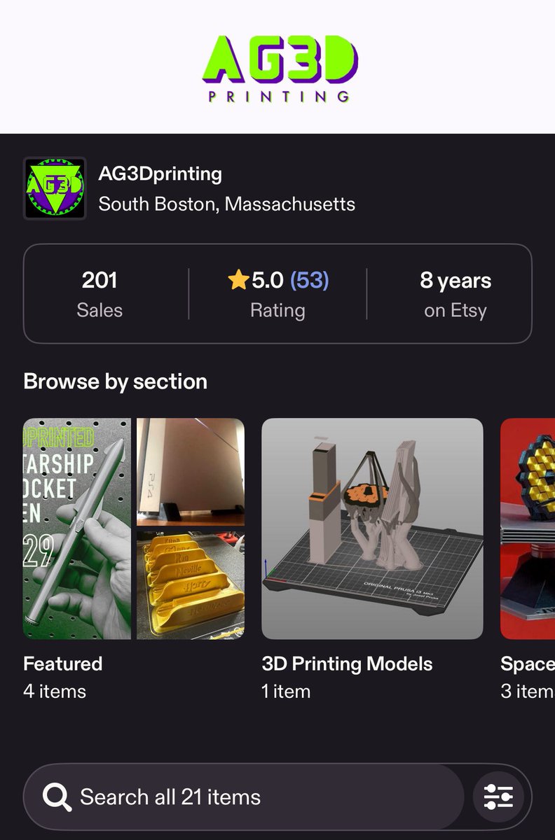 If you’re looking for some unique gifts this Black Friday - check out our #3dprinting #etsyshop for some major Black Friday deals! Made by yours truly 😉 <a href="/AG3Dprinting/">AG3D Printing</a> 

ag3dprinting.etsy.com