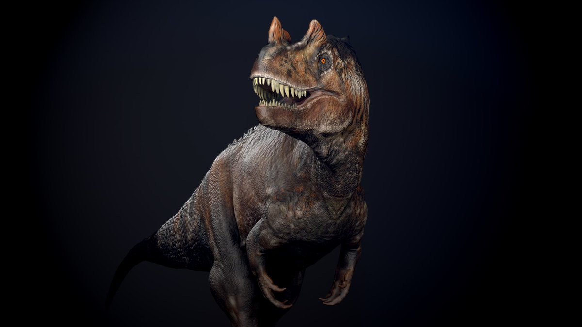 vankev's tweet image. Day 16 : Ceratosaurus

#Dinovember #paleoart #zbrush