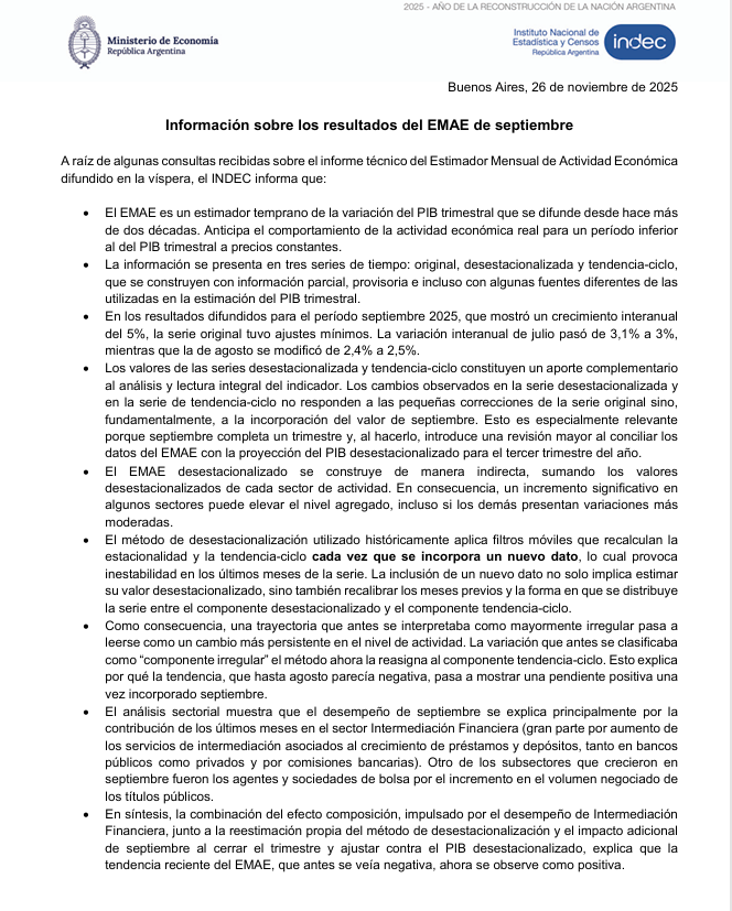 Me hicieron caso 😎
Hablando en serio, bien el <a href="/INDECArgentina/">INDEC Argentina</a> explicando y aclarando el dato.