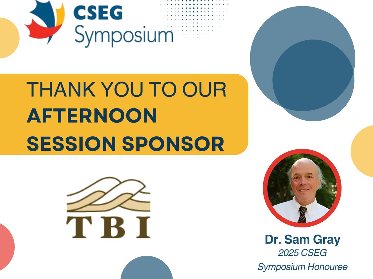 The Thank-Yous roll on and Tuesday's stellar afternoon session with a variety of AI talks was insightful and inspirational. Thank you to Thrust Belt Imaging for being one of our afternoon session sponsors for CSEG Symposium 2025!

#cseg #AI #geophysics