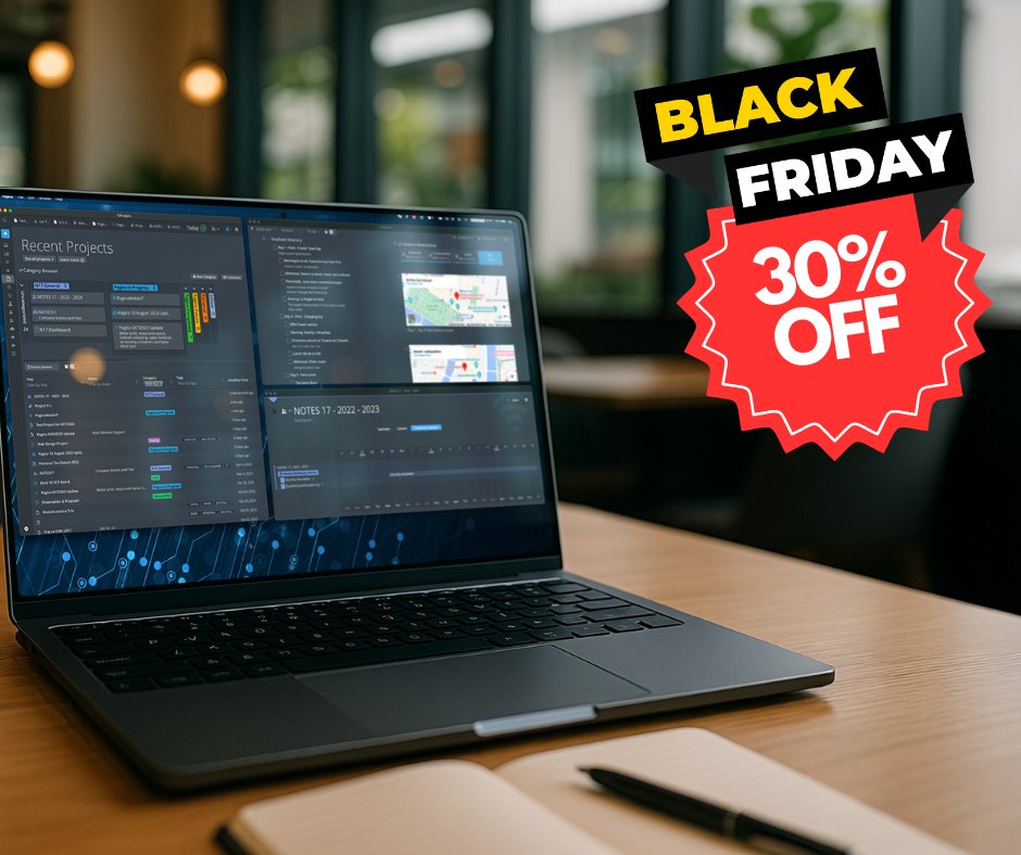 Black Friday just got better: Pagico is 30% off! 🎉
Beat the chaos, get organized, and save big.
👉 pagico.com/blog/black-fri…
#BlackFriday #Productivity #Pagico