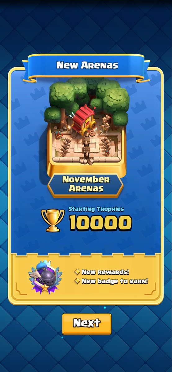 9 years and I finally reached top arena. Started and finished this journey as F2P. So glad I made a strong custom deck early as a base for the deck I have now. Anyways, gg.