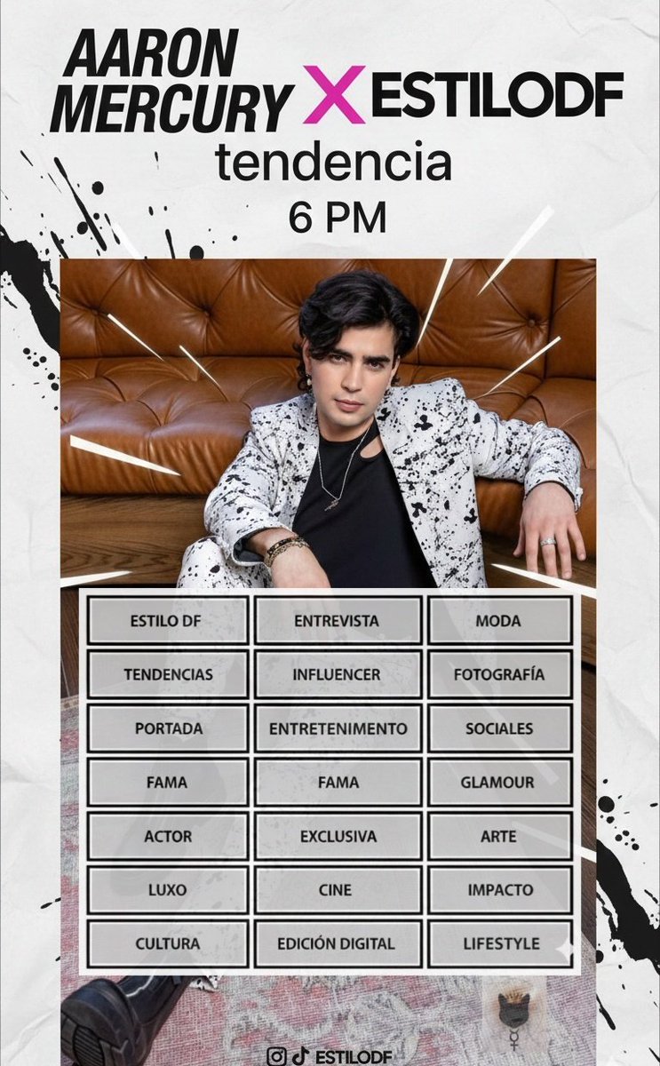 nayer105's tweet image. Comenzamos la Tendencia!
Comenta la palabra + la Frase

AARON MERCURY X ESTILODF

✨ Recuerda usar la frase en cada comentario que hagan ‼️🚨
❌ No usen Hastags