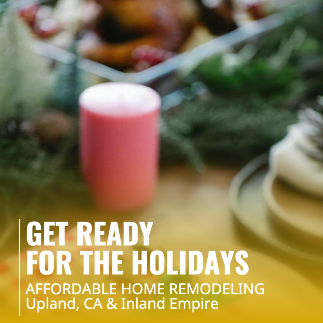 UplandRemodeler's tweet image. 🌲🛠️ Get ready for the holidays with affordable home remodeling solutions from Upland, California&apos;s most trusted and experienced #generalcontractor, H&amp;amp;H Construction. Free In-Home Consults at (909) 525-8453 #holidayhomeimprovement #remodeling