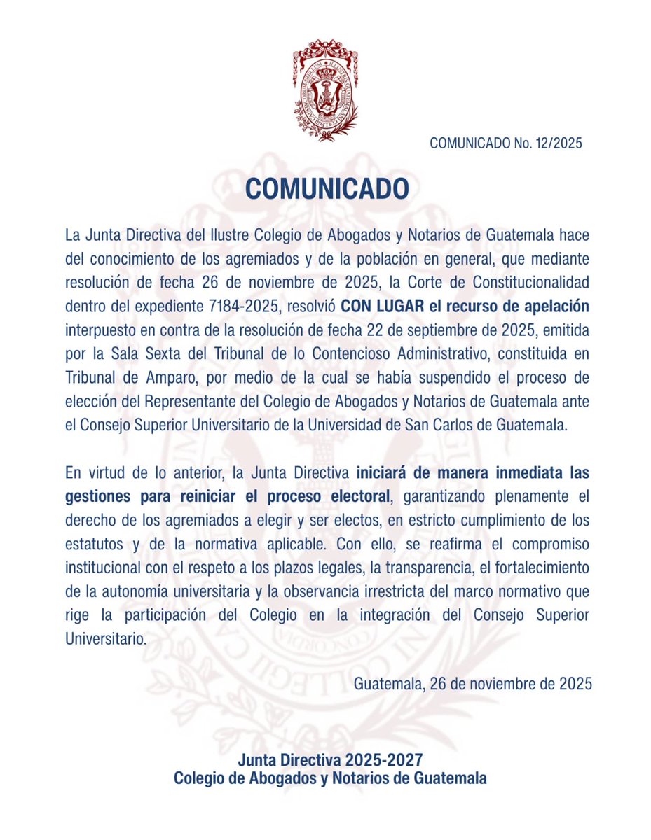 El CANG contribuyendo al fortalecimiento de la institucionalidad y la autonomía universitaria