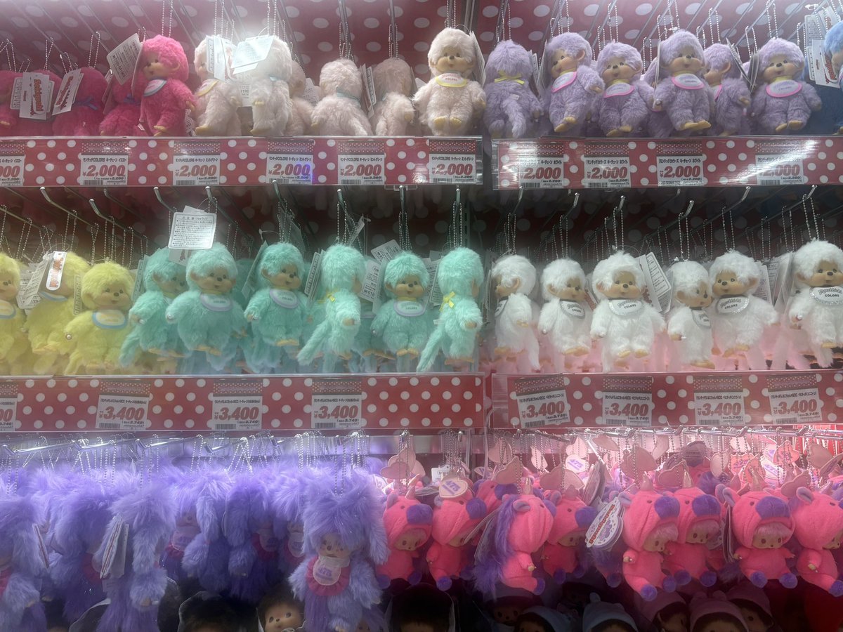 umu_designInc's tweet image. 街はクリスマスモード🎄

こないだ小学生の姪っ子が
もんちっちが買いたいとか言ってて、
え？随分前に流行ったあのもんちっち？と
聞き流していたけれども、

店頭でモンチッチ棚を見かけて驚き…
また再流行しているんですね
#モンチッチ

さて本日も頑張りましょう

#世SOU
#丗SOU
#umudesignInc.