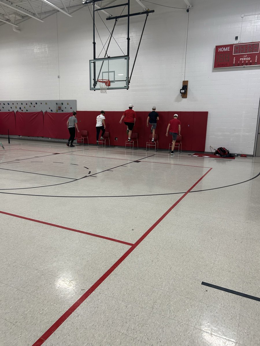 Thanksgiving break started tonight and 24 guys show up to put in work! #CTC