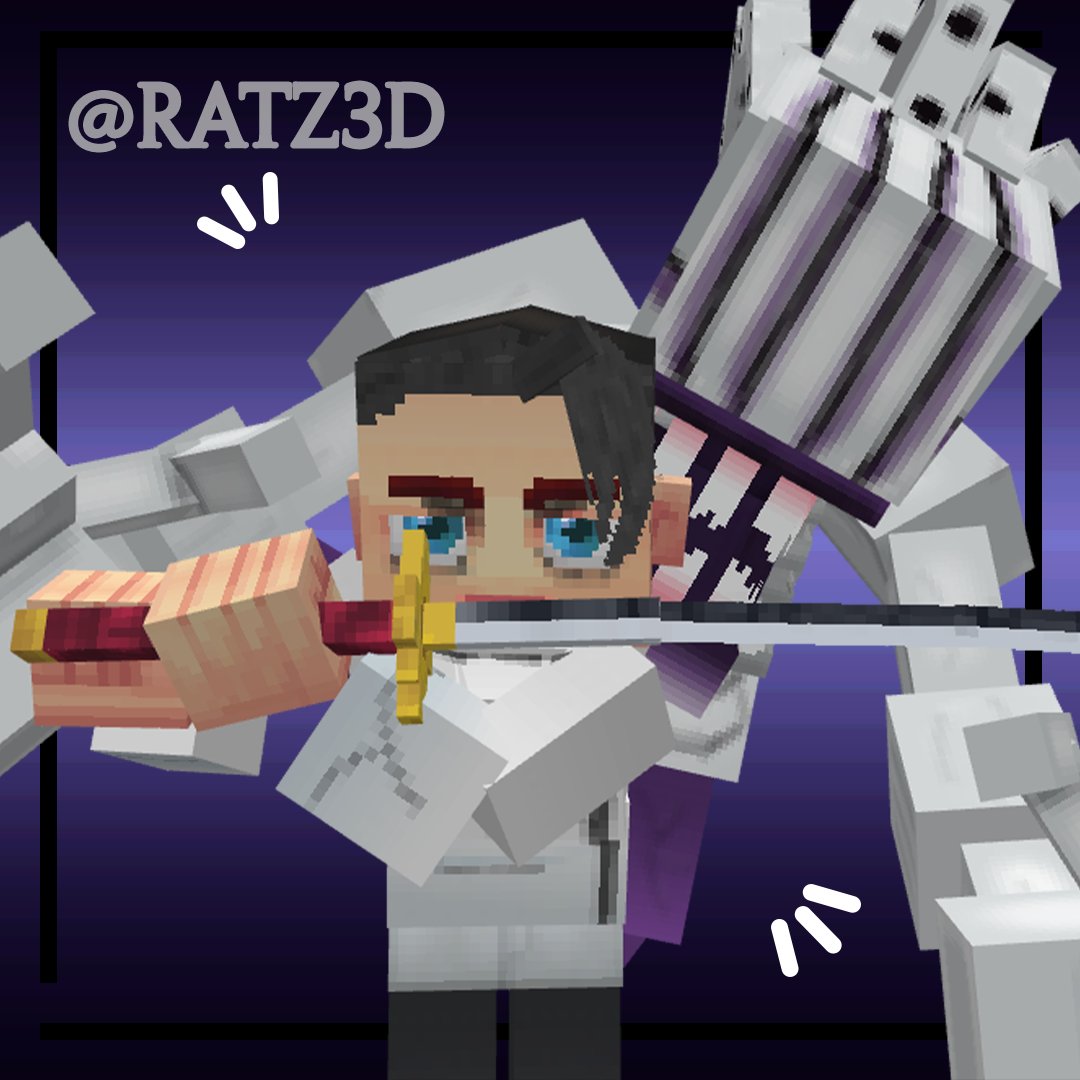 Ratz_3D's tweet image. &quot;What? It’s just pure love.&quot;
Yuta and Rika from Jujutsu Kaisen in Hytale.

#Hytale #HytaleFanart #Blockbench #pixelart