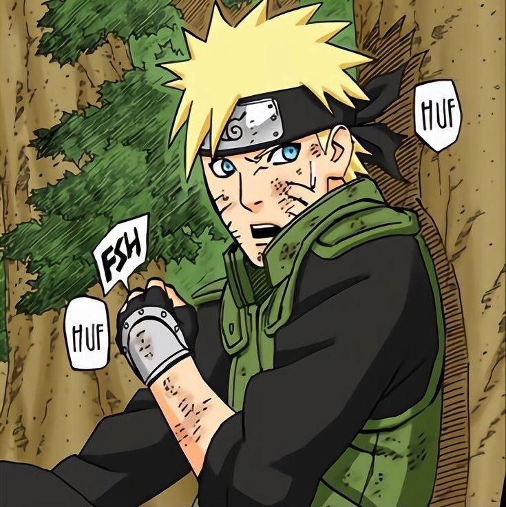 Naruto with a Jonin vest 🔥