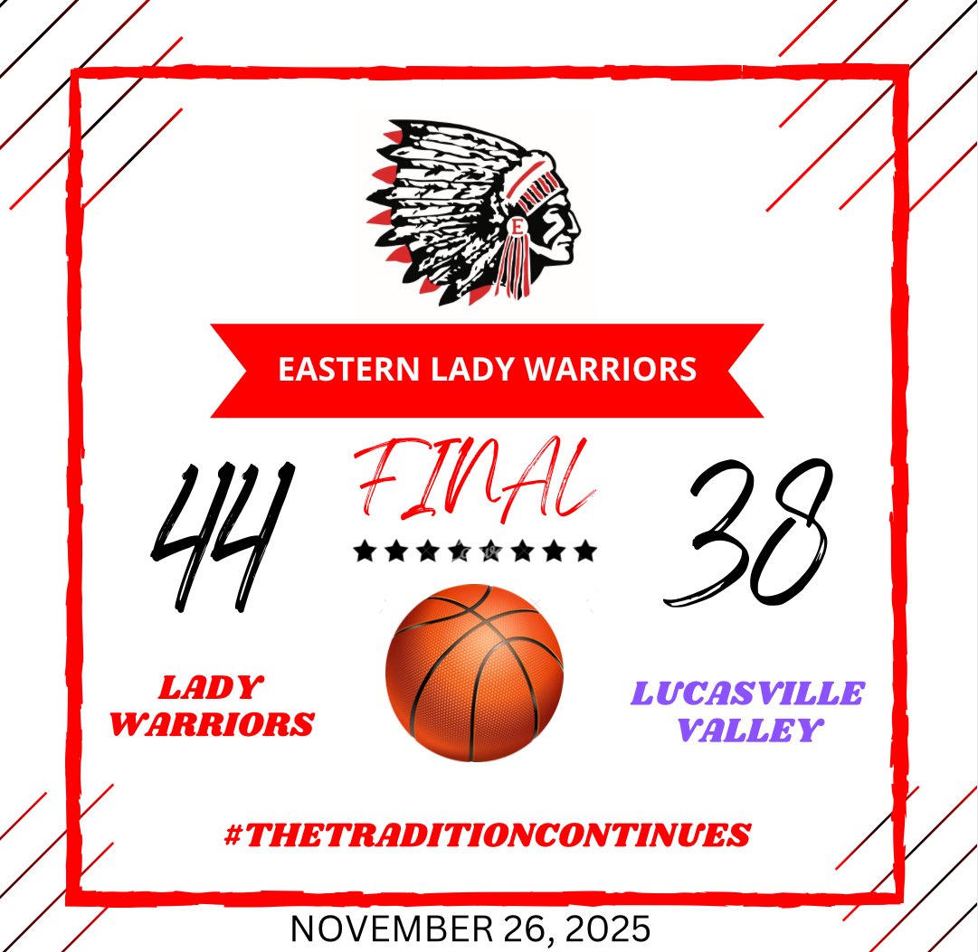 Lady Warriors are back in the win column! 🏀 <a href="/ADEHSEMS/">EHS EMS Athletics</a> <a href="/SHACSports/">SHAC Sports</a> <a href="/ehs_ladyhoops/">Eastern Lady Warriors Hoops</a>