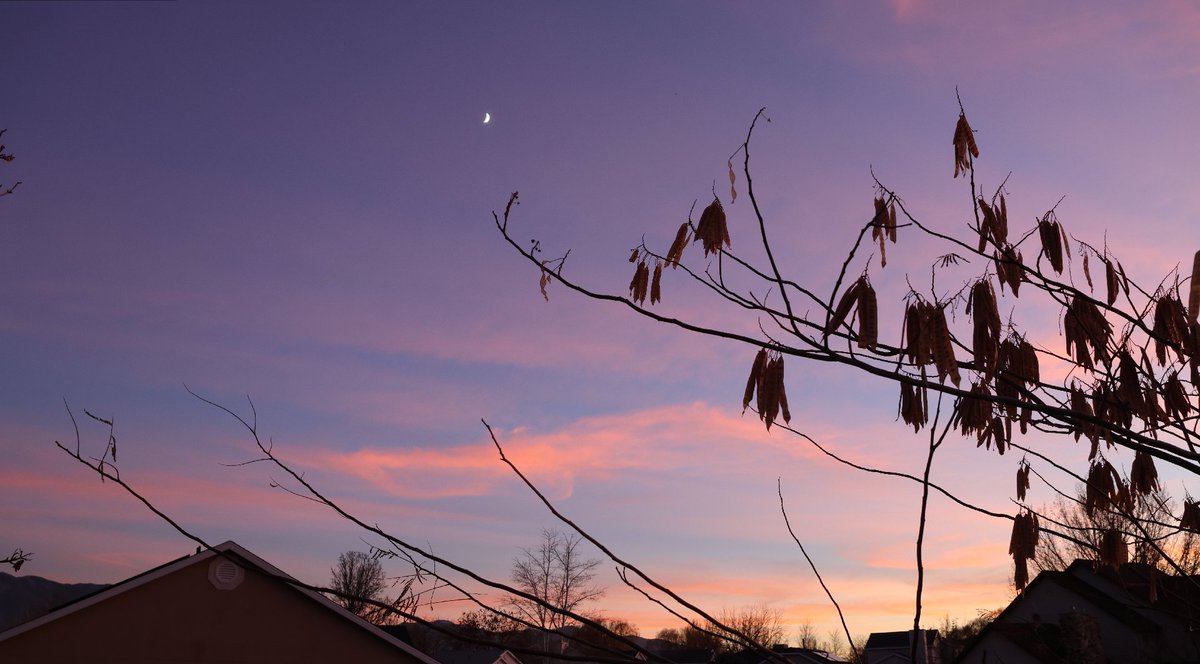 A lovely sunset tonight west of downtown Zion. #utwx
