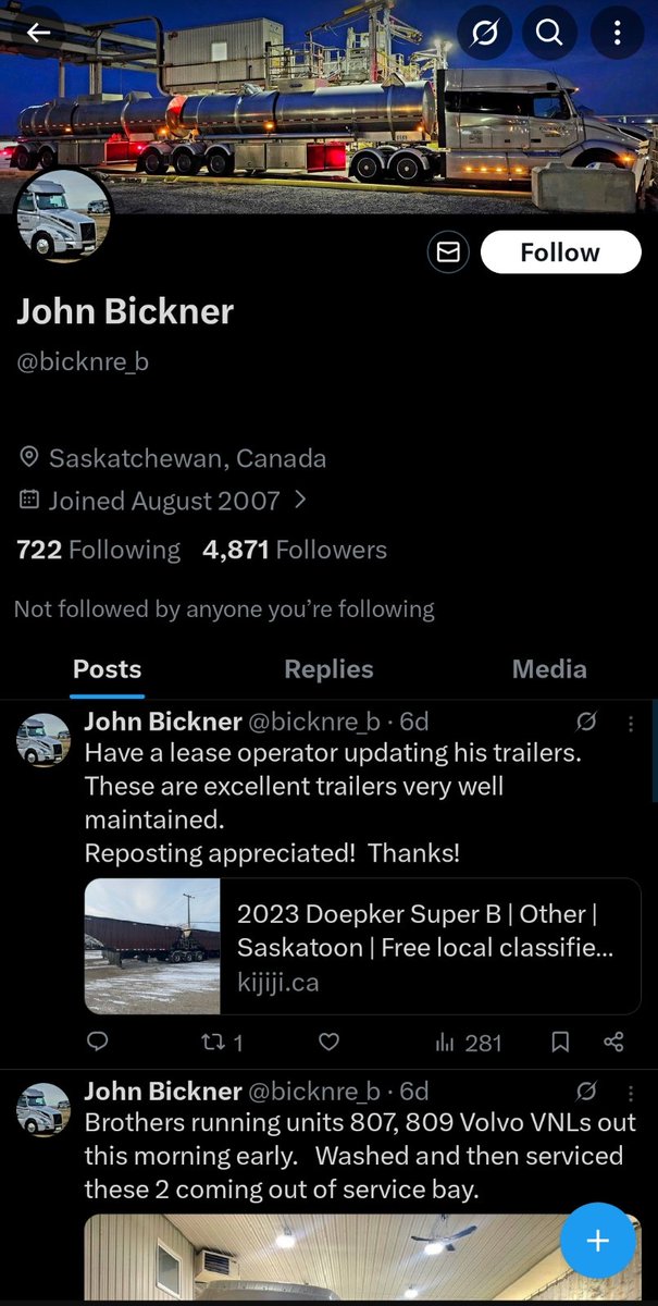 Hello everyone the real John Bickner here.
Apparently, an imposter is out there. Note: I am Bickner, not nre in username.  Please report them if you don't mind.  Have a great evening.