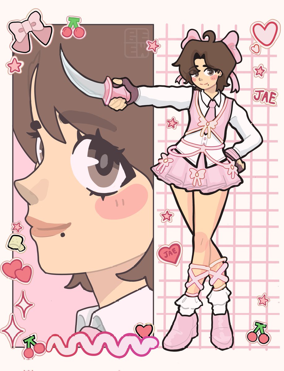 beewinxka's tweet image. Fiz o Jae no estilo coquette🩷🎀
#HEXATOMBE #OrdemParanormal