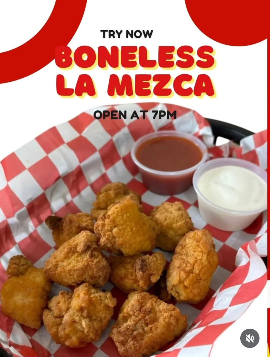 Miércoles #Boneless #LaMezca 🇲🇽