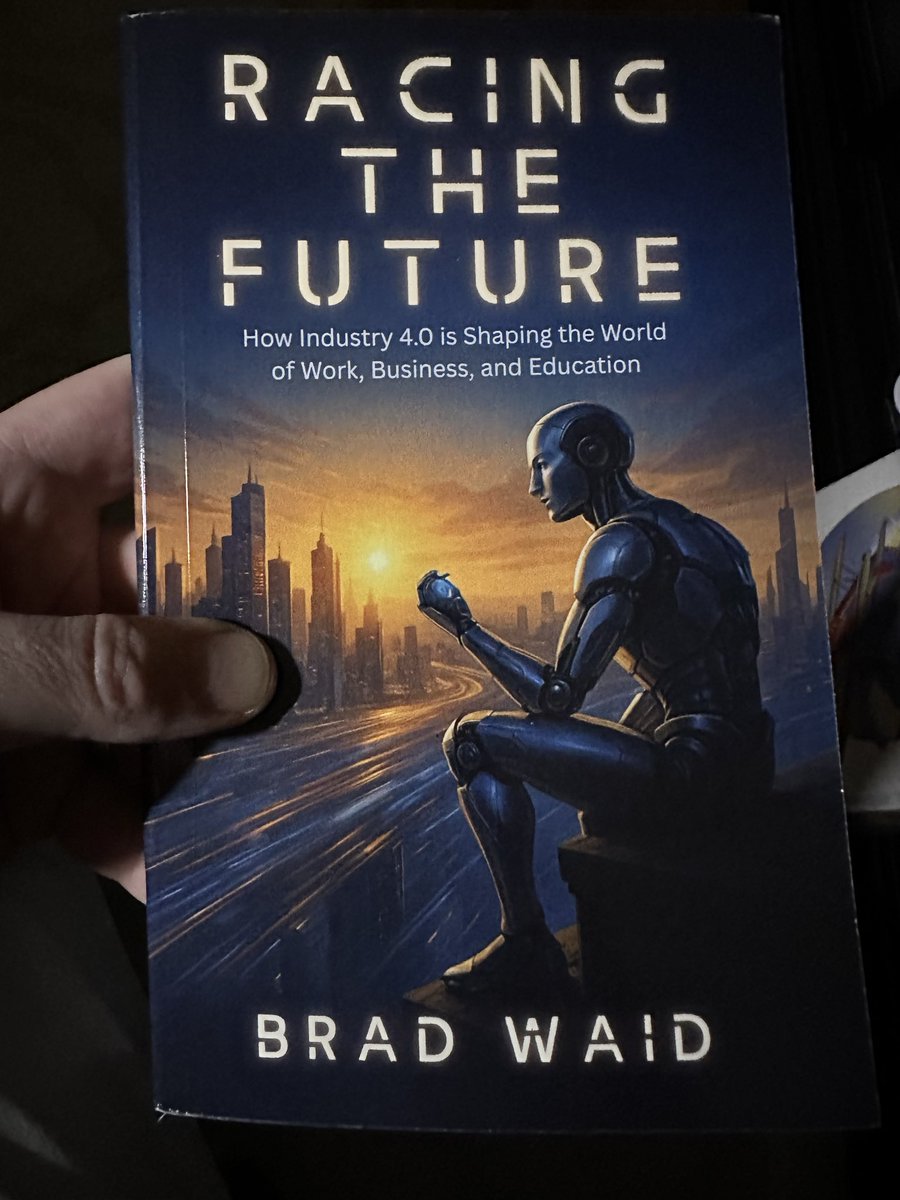 I got some long weekend reading to dive into. 

Thank you <a href="/Techbradwaid/">Brad Waid</a> for the kind words and book. 

Racing The Future. 

I encourage everyone to pick up a copy. a.co/d/7XQQPPe