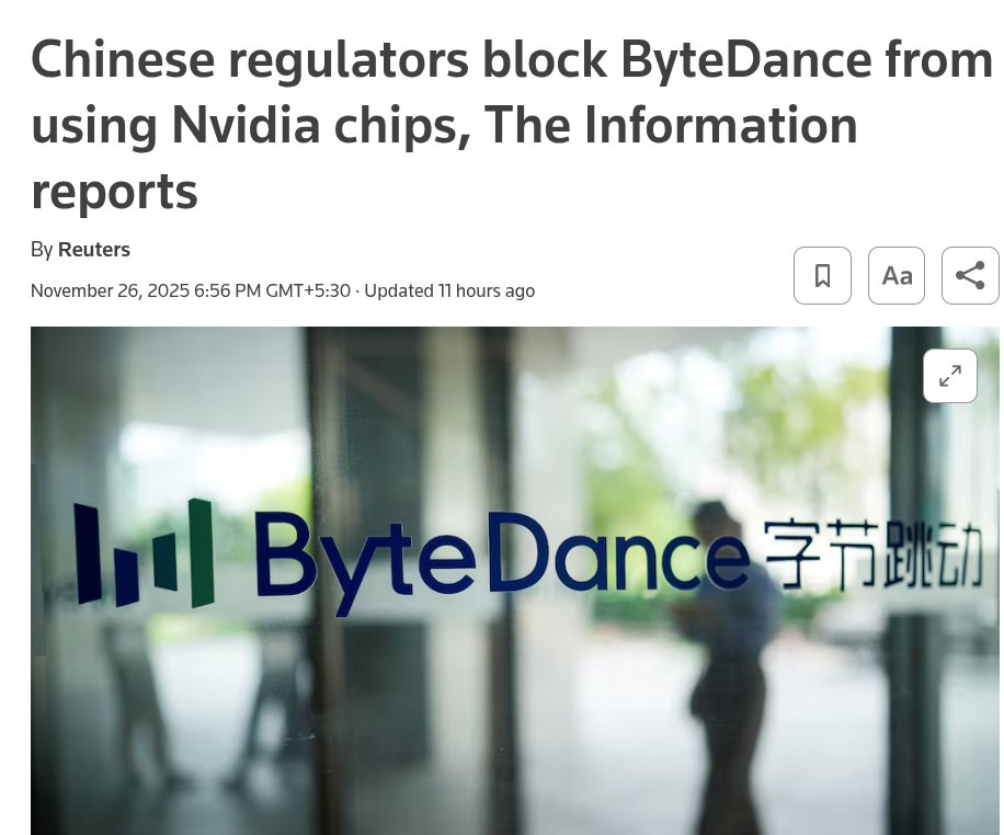 bytedance nvidia headline