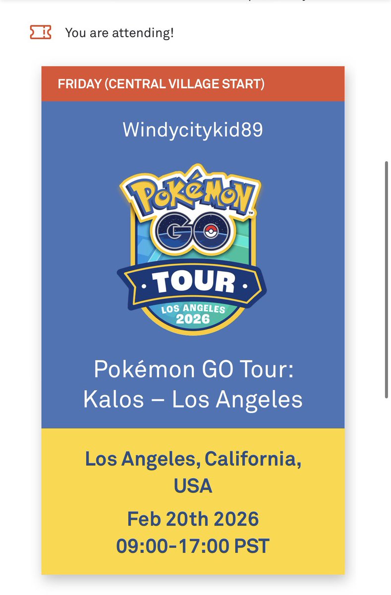Might as well join the party 😁

Looking forward to Kalos Tour in LA! Hope to see a lot of you guys there 😁

#PokemonGoTour