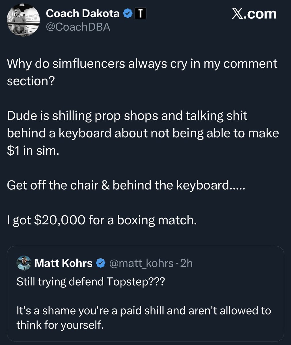 matt_kohrs's tweet image. How big of a bitch do you have to be to block someone and then try to fight them?

Can someone let this twat know I’m happy to slap him around after he gets MP’s dick out of his mouth.

These keyboard warriors are another level.
