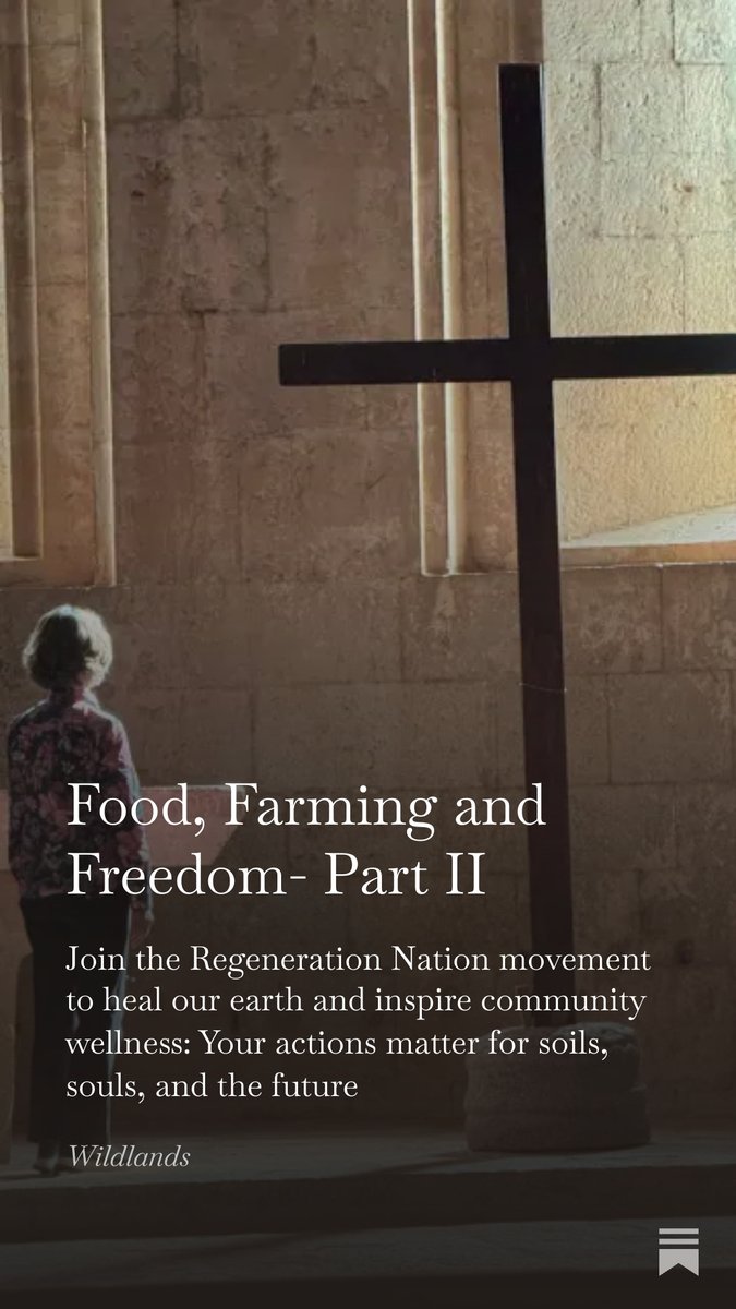 RobinMotzer's tweet image. Food, Farming and Freedom- Part II, by @RobinMotzer open.substack.com/pub/robinmotze… 

Join a discussion with @jamesroguski about health and autonomy on December 3, 2025, 3 pm Eastern Time. Learn about Regeneration Nation. 
#health #food #farming #freedom #fauna