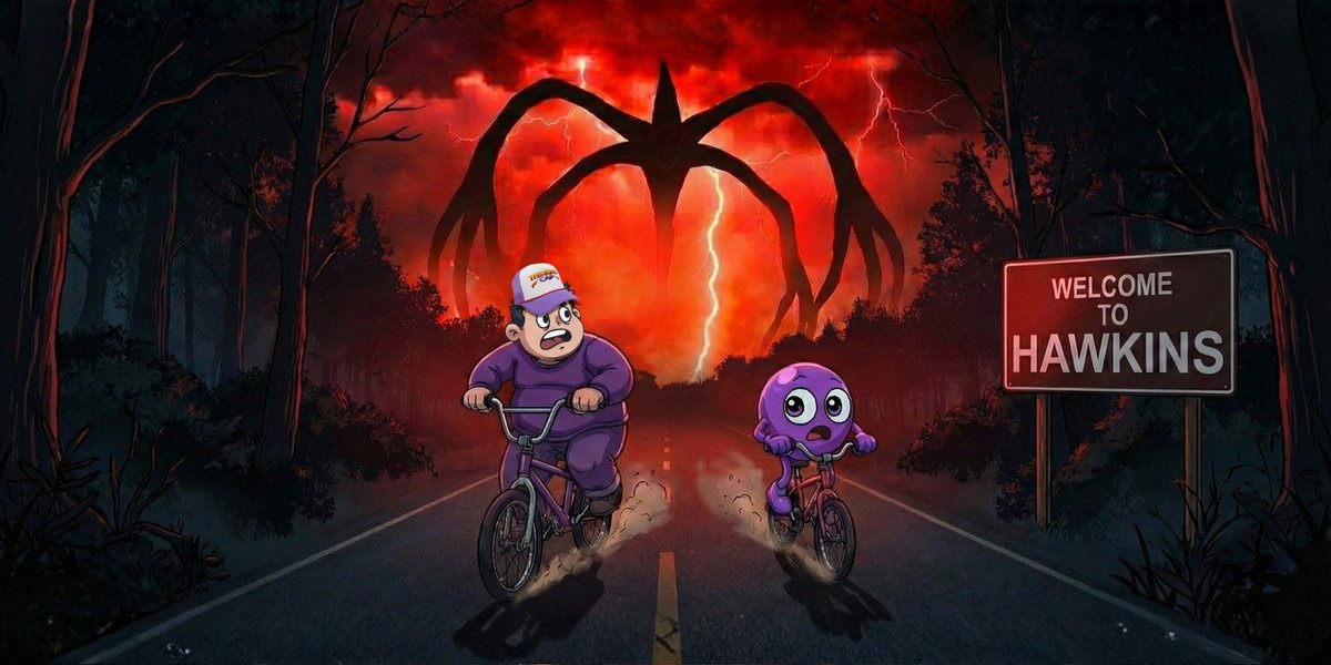 Who's ready for the next season of #StrangerThings5? 🔥 

 0.2 $SOL to 5 lucky people who:

- Like + RT this post  
- Comment your favourite scene  
- Name your favourite <a href="/solanafatboys/">Solana Fat Boys</a>
 game

Let’s go!