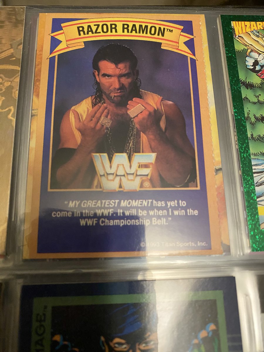 Vintage card! I got it in high school 😁