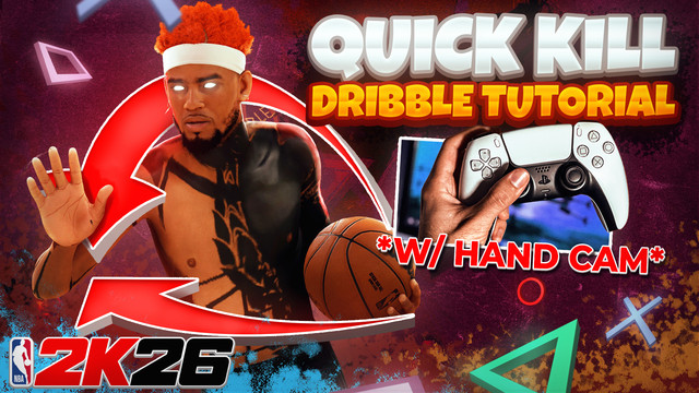 New* 25 Minute Dribble Tutorial For Beginners(QUICK KILL EDITION) w/Handcam for Season 3 #NBA2K26 

youtu.be/XjAV795sCnU