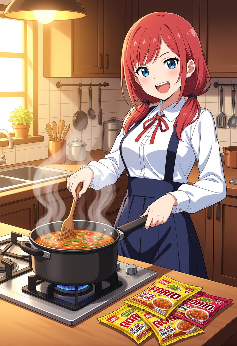 yukyu_haruka's tweet image. 「Qwen-Image-Edit-2509」

9月からずっと使っているので
かなり使い慣れてきましたが
パッケージに「カレー」表記ないので
他モデルと比べてマイナス要素？

中国語の方が強いモデルなので
その辺りで見劣りしています

そろそろ「2511」が出るらしいので
そっちに期待しましょう