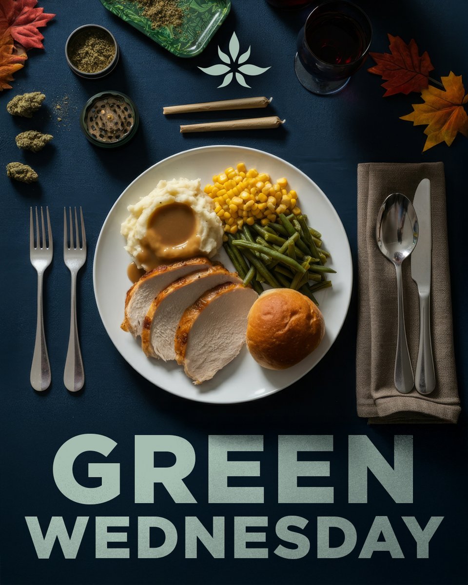 Happy Green Wednesday! Every table has its essentials, and ours includes a little green on the side. Our team wishes you a warm and peaceful Thanksgiving! 🌿🦃