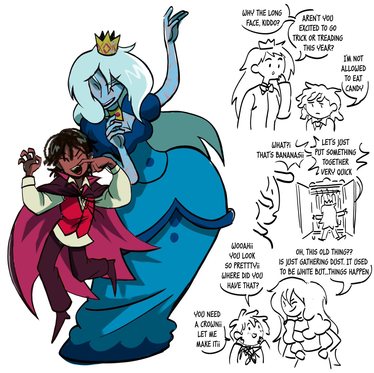 Cursed_Nelari's tweet photo. An appreciation post for my ice baddie #adventuretime  #fionnaandcake https://t.co/GcPTyQStu1