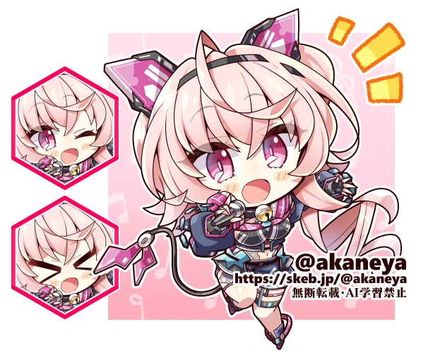 skeb納品しました Vtuber/桃茂フェリスさん #Skeb #Commission より