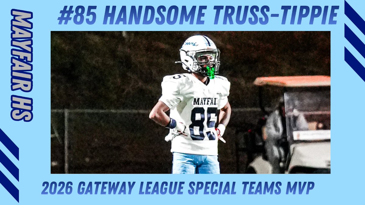 SoonsFootball's tweet image. 2026 Gateway League Special Teams MVP Handsome Truss-Tippie. #UNCOMMON