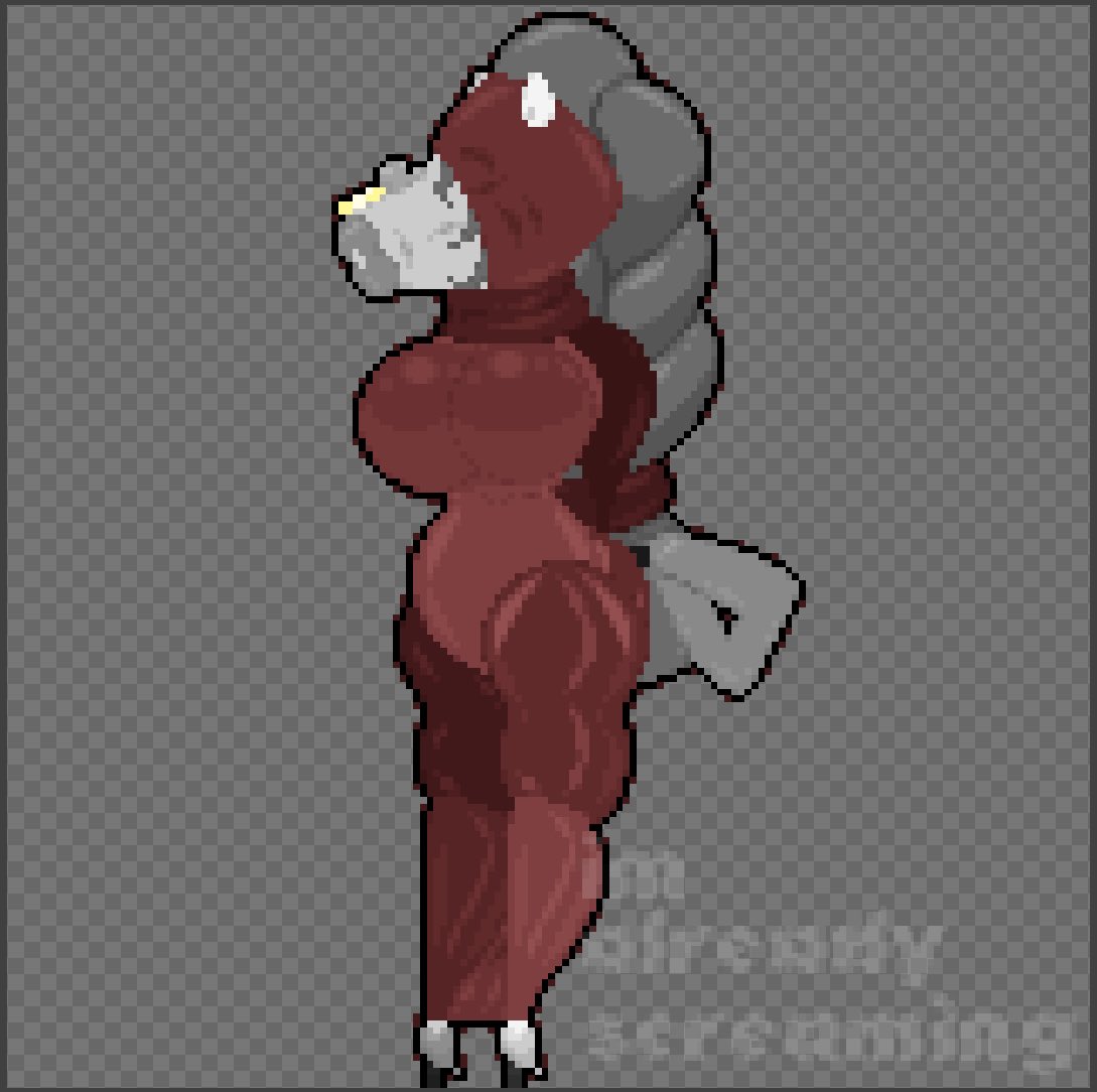 imalreadyscrea1's tweet image. Look, a stylish, and old, stick horse! She’s got style no matter how many wrinkles she has!

#game #gamedev #dev #pixel #art #pixelart #oc #originalcharacter #character #originalart #original #woman