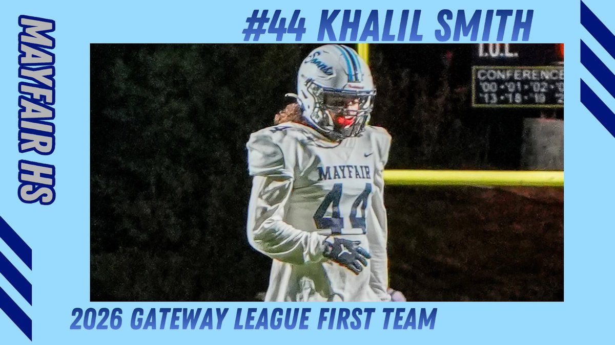 SoonsFootball's tweet image. 2026 All Gateway League First Team. 
Khalil Smith #UNCOMMON