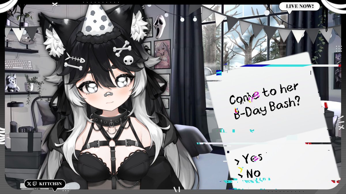 k1ttch3n's tweet image. ⚪ Your Invited to Kit&apos;s Birthday Bash !!  

It&apos;s ALSO technically my 2 year anniversary!!
I will be playing games with chat as well as with some of my friends,, there will also be CUPCAKES!!

› twitch.tv/k1ttch3n
› youtube.com/@k1ttch3n